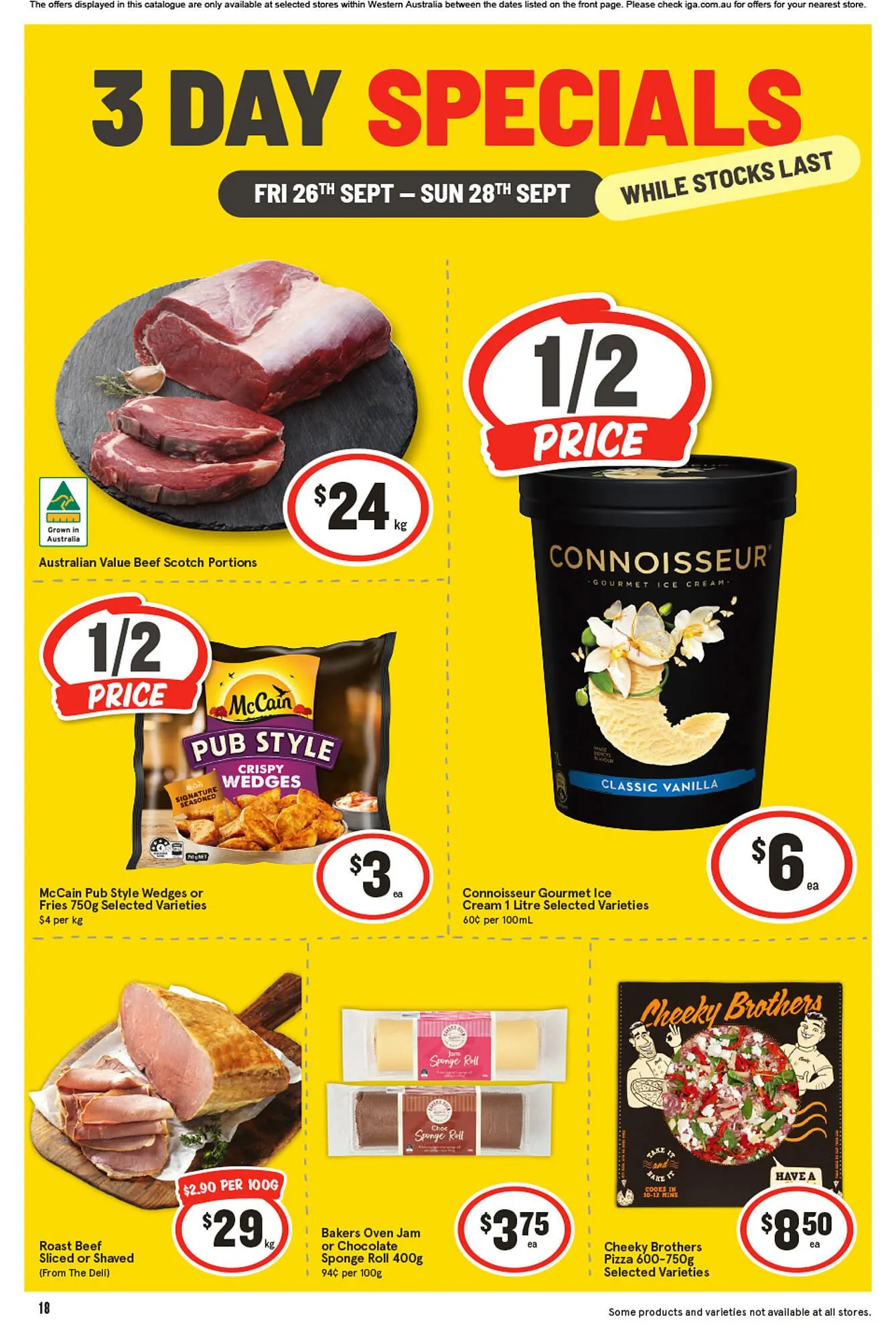 IGA catalogue - Catalogue valid from 26 September to 28 September 2025 - page 1