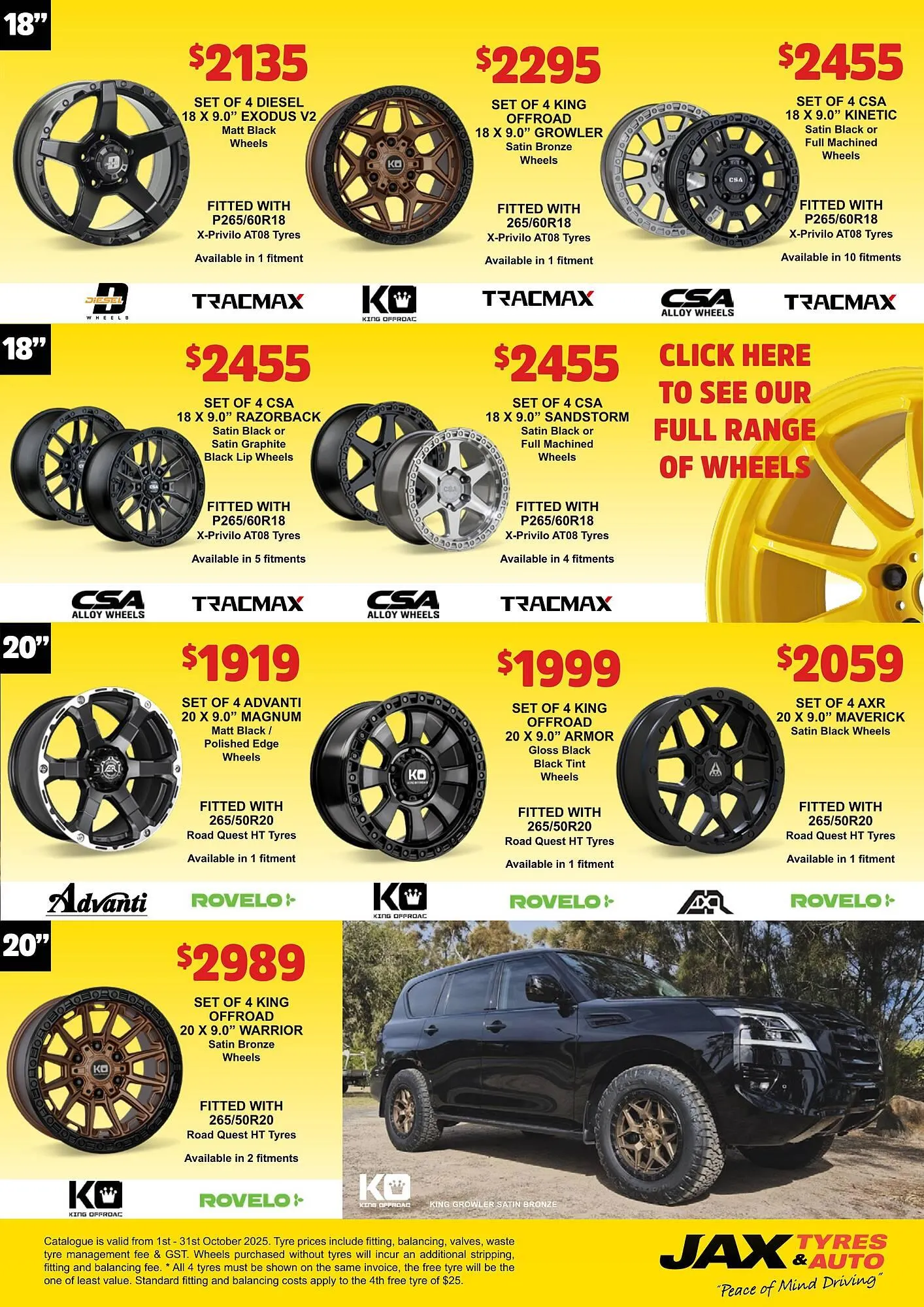 Jax Tyres catalogue - Catalogue valid from 1 October to 31 October 2025 - page 13
