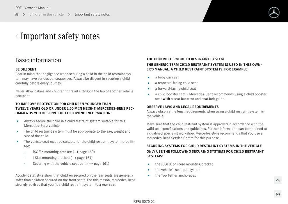 EQE Sedan - Catalogue valid from 11 September to 11 September 2025 - page 148