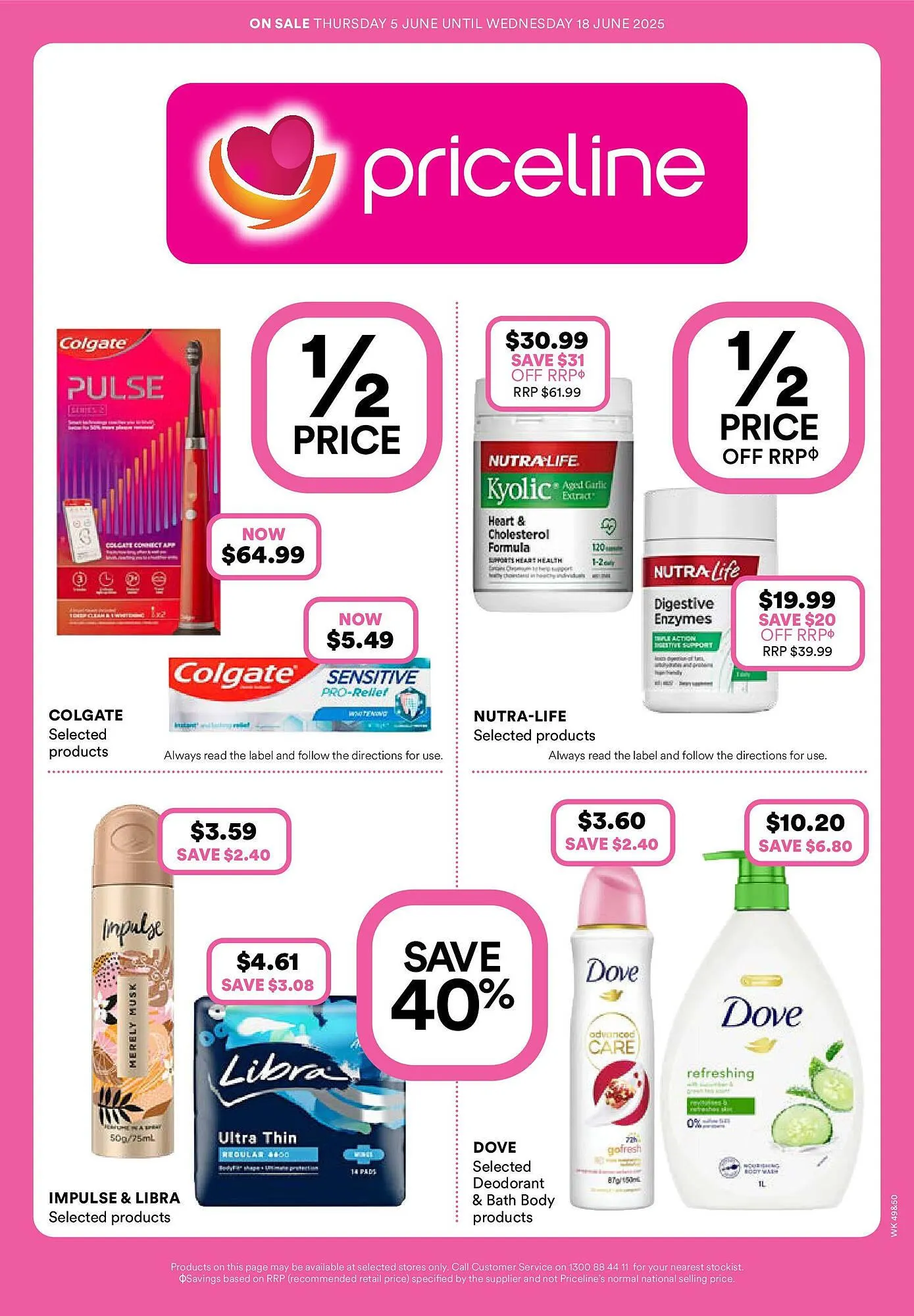 Priceline catalogue - Catalogue valid from 4 June to 18 June 2025 - page 38