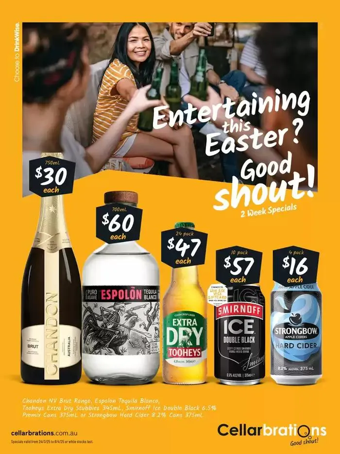 Entertaining This Easter - NSW - Catalogue valid from 25 March to 6 April 2025 - page 1