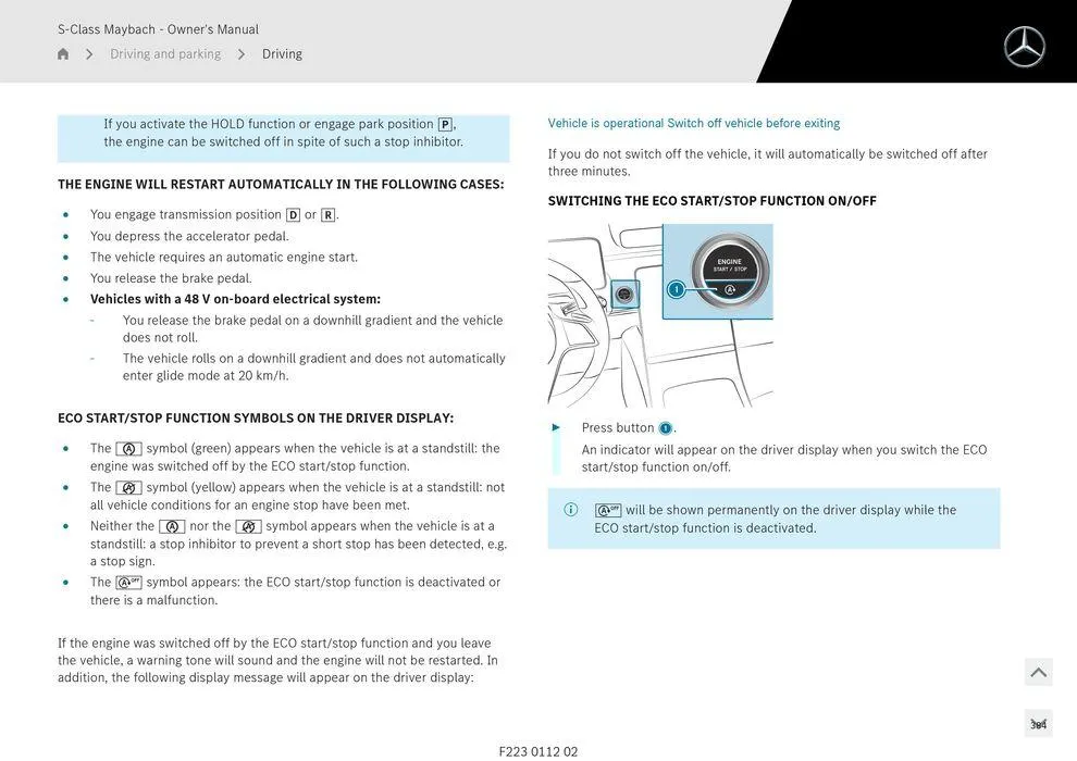 S - Class Maybach - Catalogue valid from 11 September to 11 September 2025 - page 384