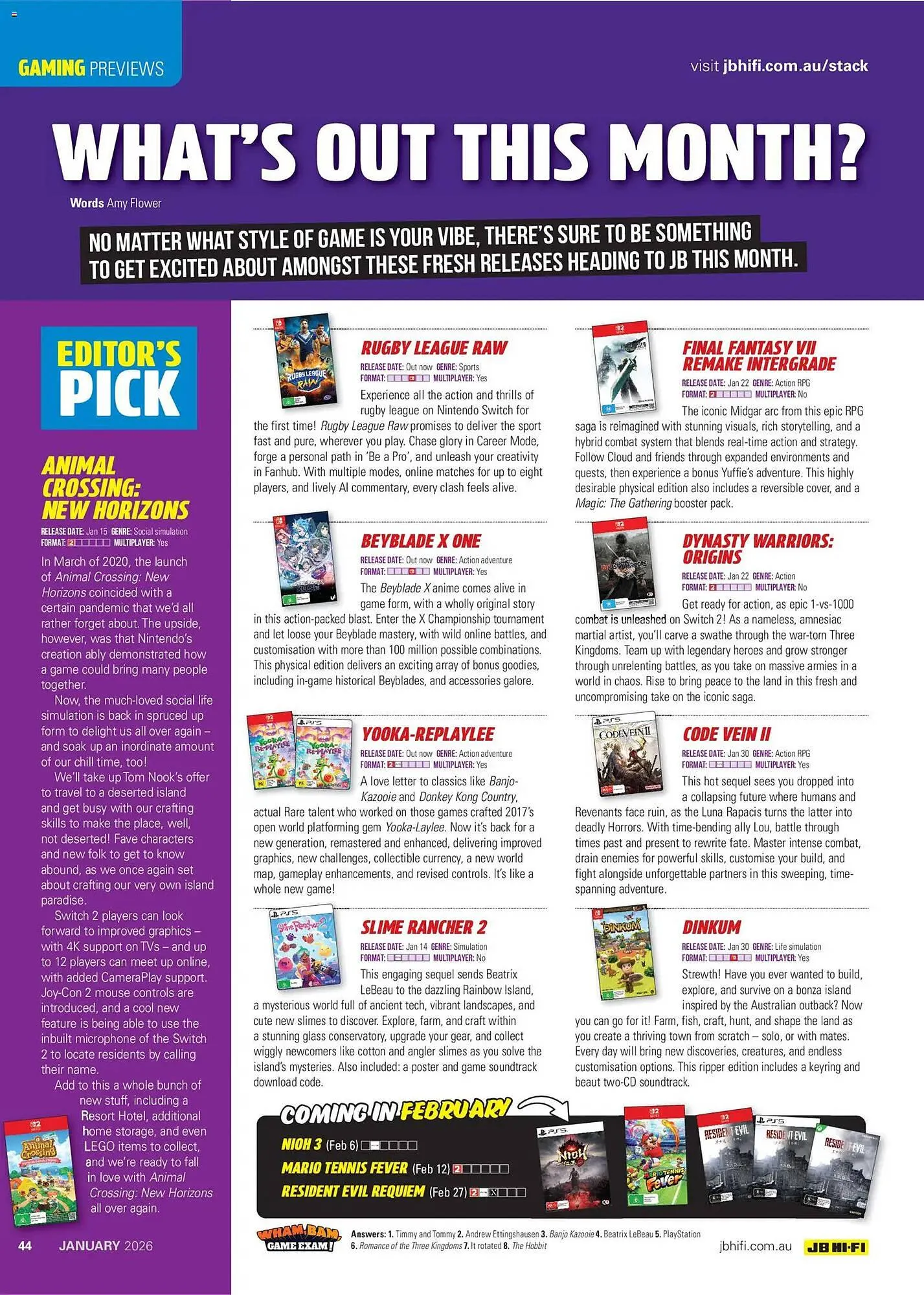 JB Hi-Fi catalogue - Catalogue valid from 31 December to 31 January 2026 - page 44