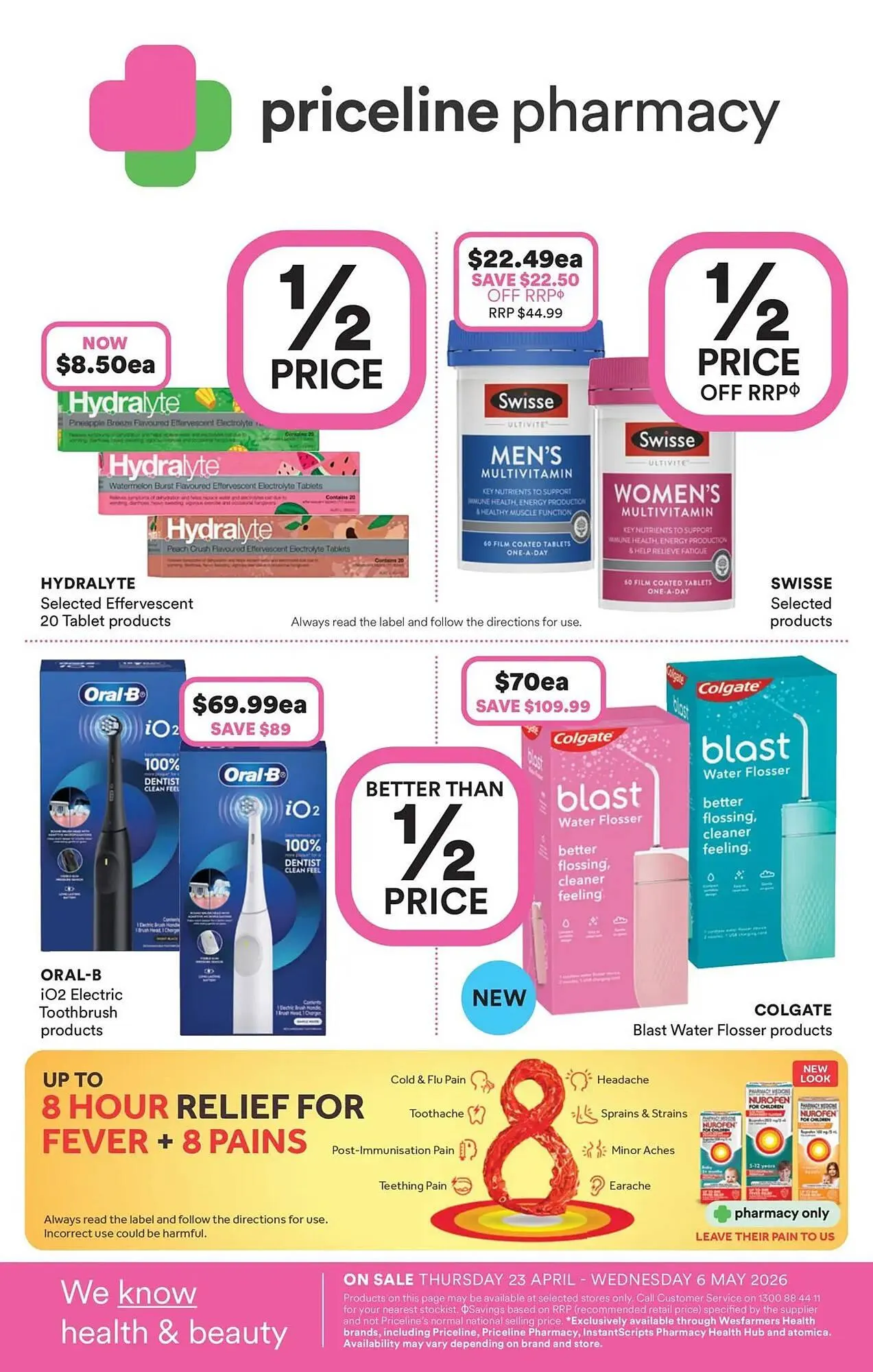 Priceline catalogue - Catalogue valid from 23 April to 6 May 2026 - page 36