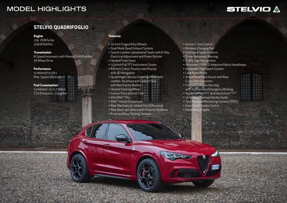Giulia & Stelvio - Catalogue valid from 26 July to 30 April 2025 - page 3