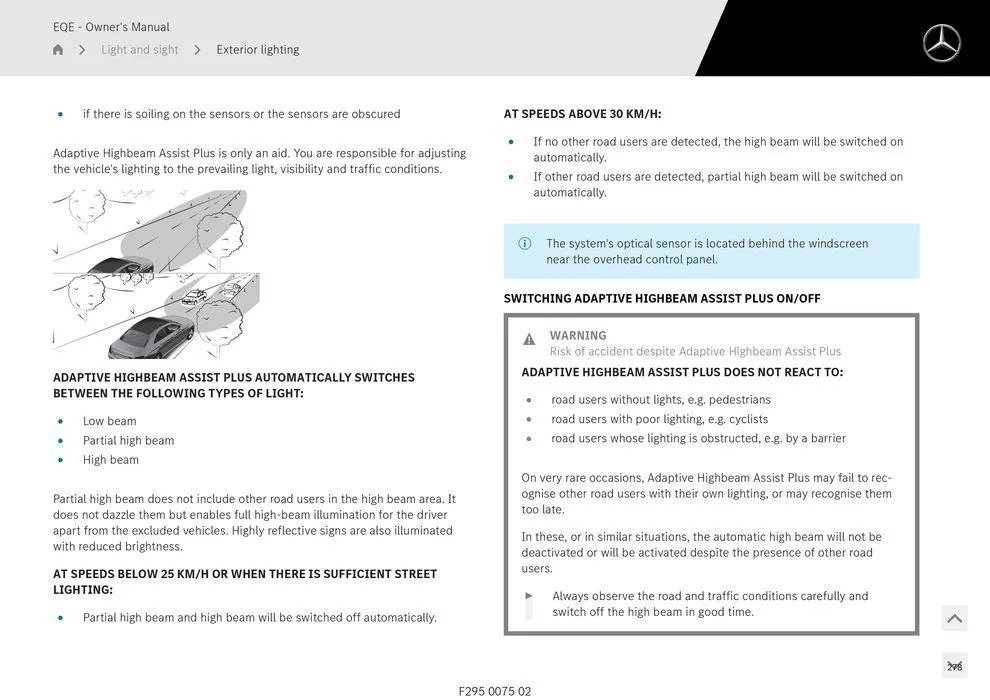 EQE Sedan - Catalogue valid from 11 September to 11 September 2025 - page 278