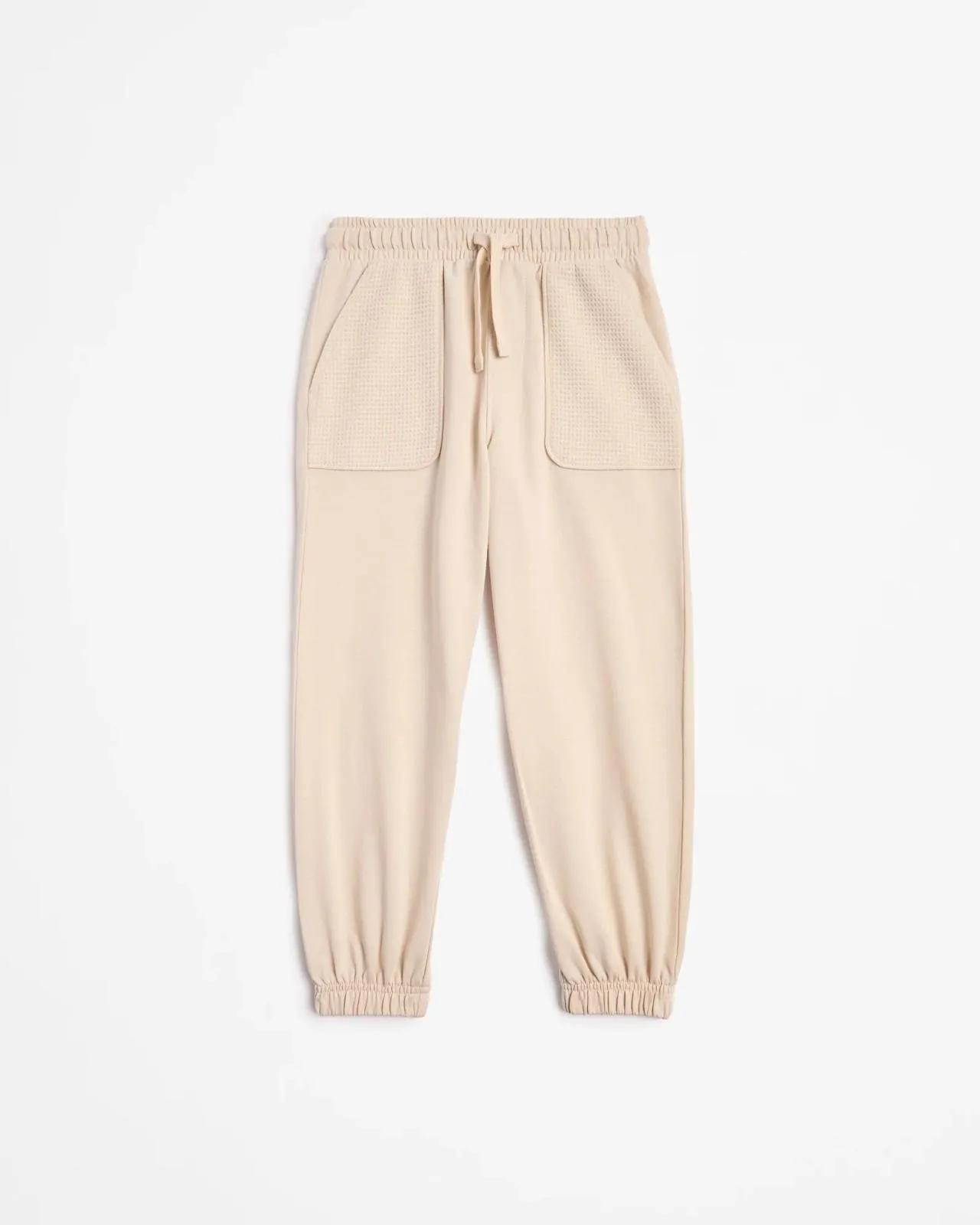 Australia Cotton Waffle Trackpant - Cream