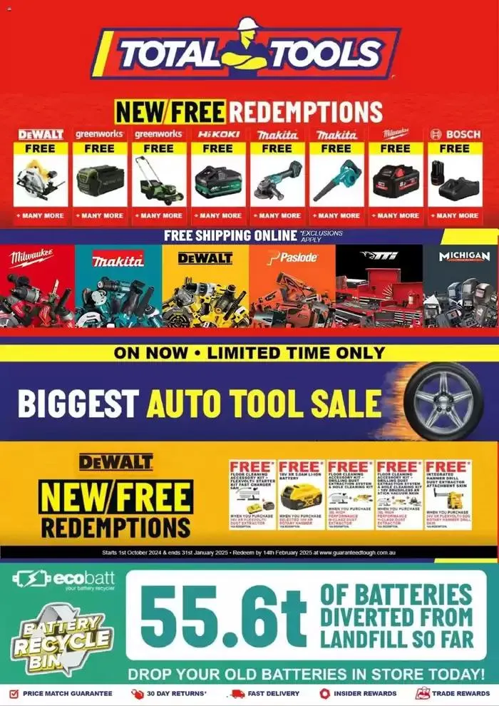 New Free Redemptions - Catalogue valid from 1 November to 31 January 2025 - page 1