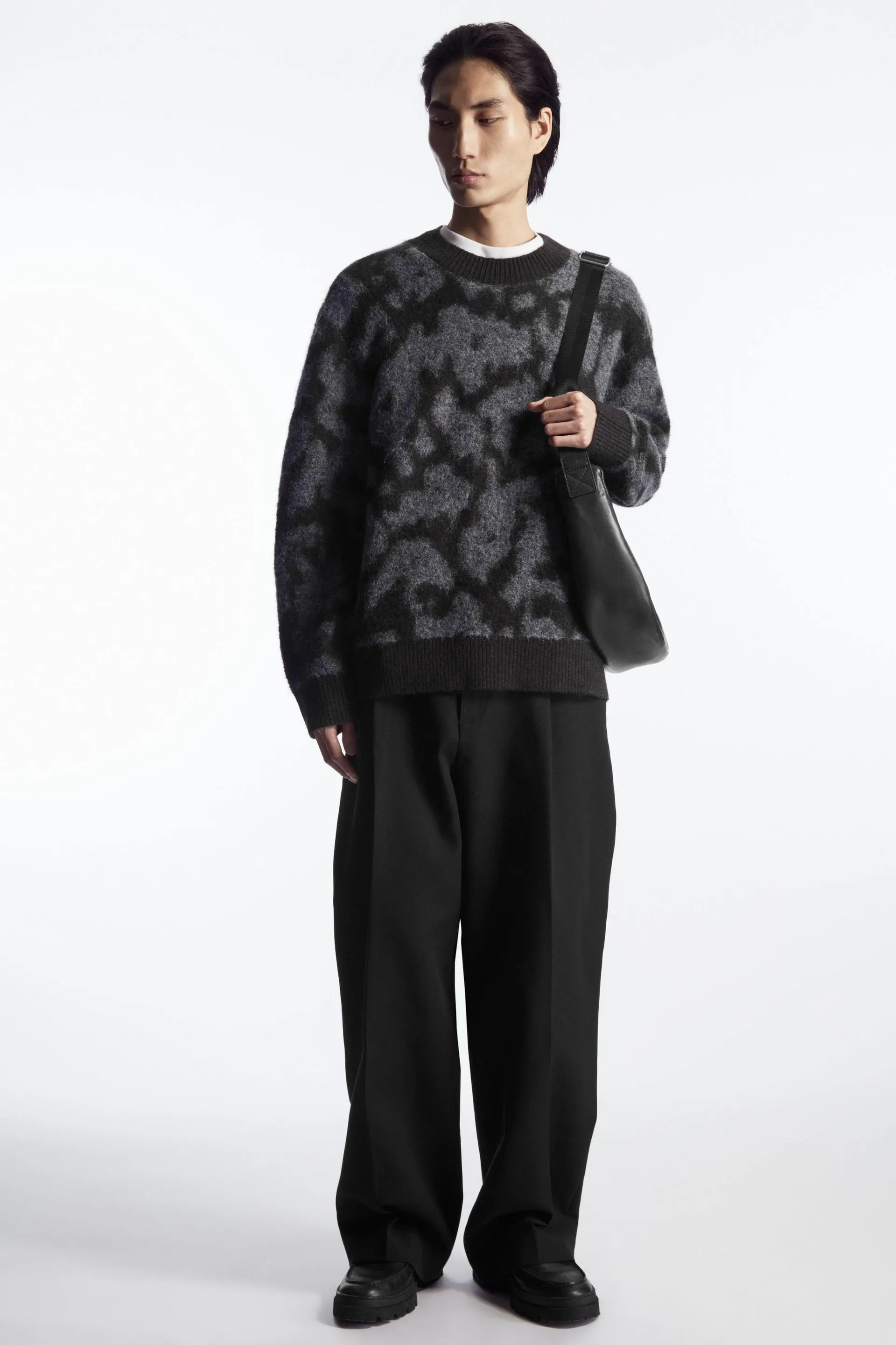 ANIMAL-JACQUARD ALPACA-BLEND JUMPER
