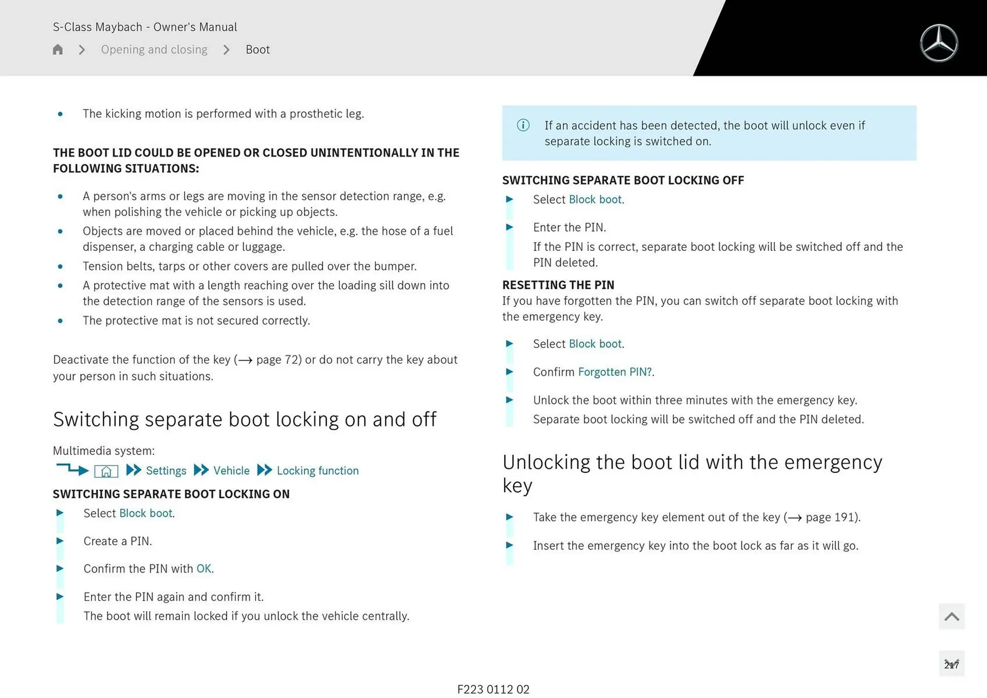 Mercedes-Benz catalogue - Catalogue valid from 1 May to 1 May 2026 - page 217