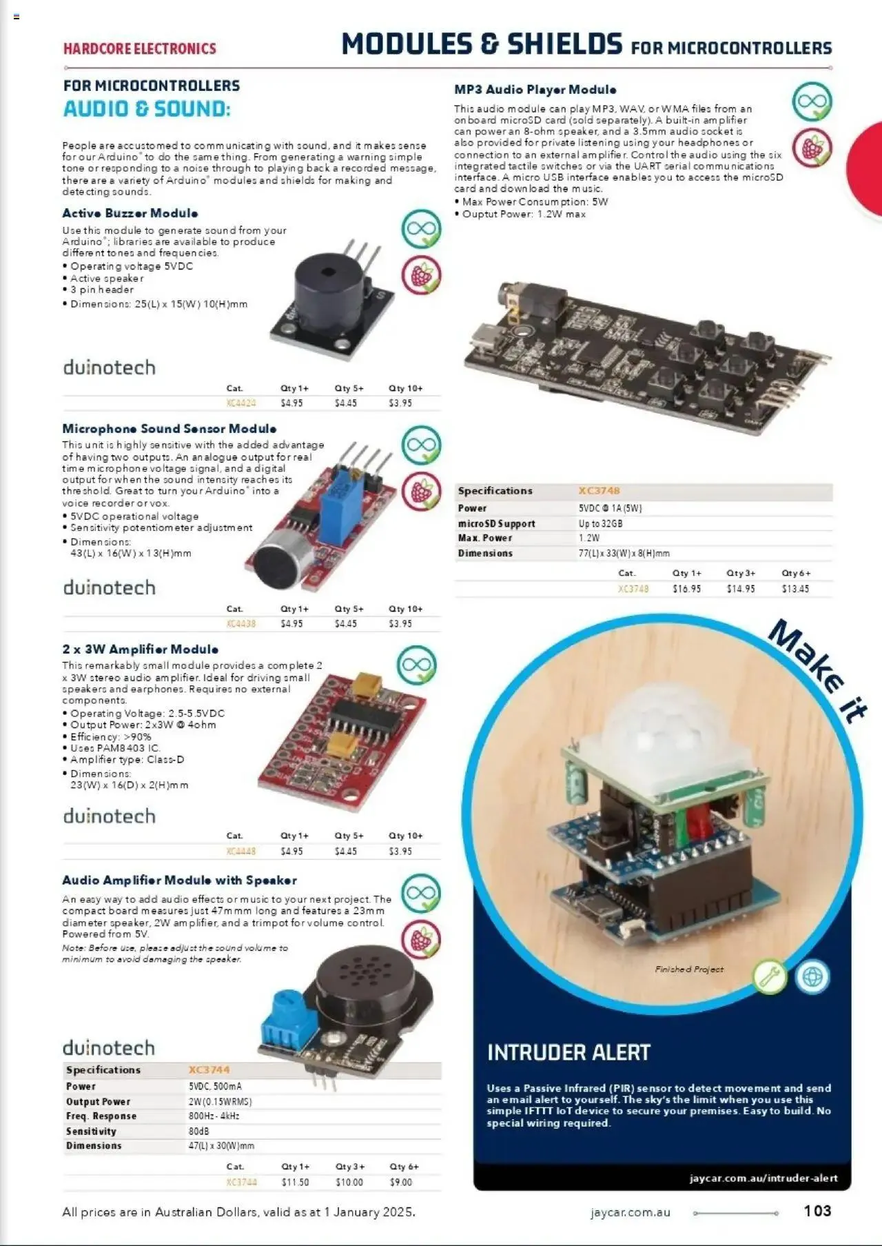 Jaycar Celebrating 40 Years in Electronics - Catalogue valid from 1 January to 29 August 2025 - page 84