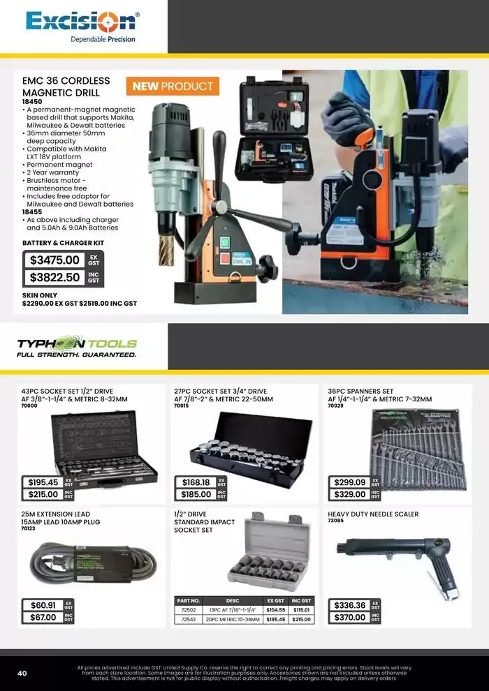  Tool Centre McKinnon APR-JUN 25 - Catalogue valid from 1 April to 30 June 2025 - page 40