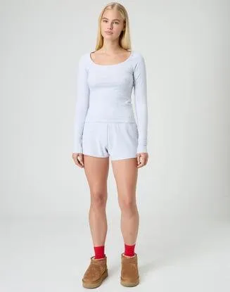 Scoop Neck Long Sleeve Top