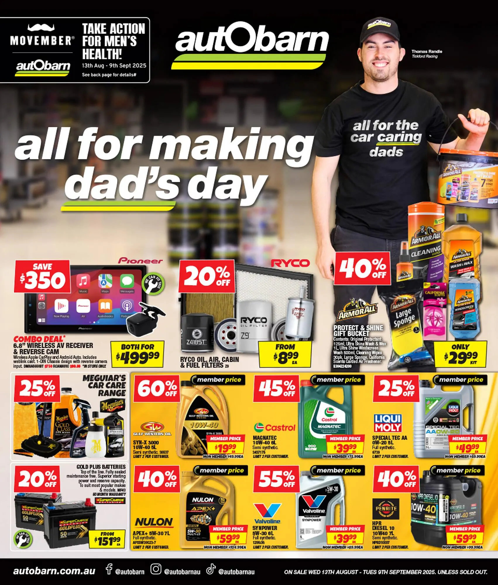 Autobarn catalogue - Catalogue valid from 13 August to 9 September 2025 - page 1