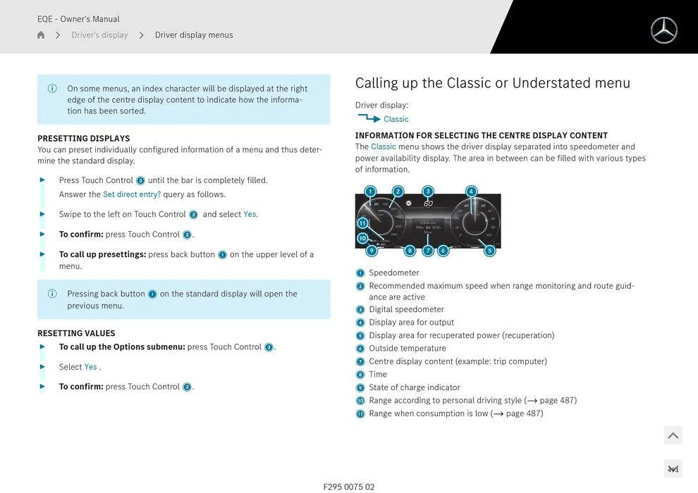 EQE Sedan - Catalogue valid from 11 September to 11 September 2025 - page 493