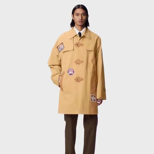 Embroidered Raincoat