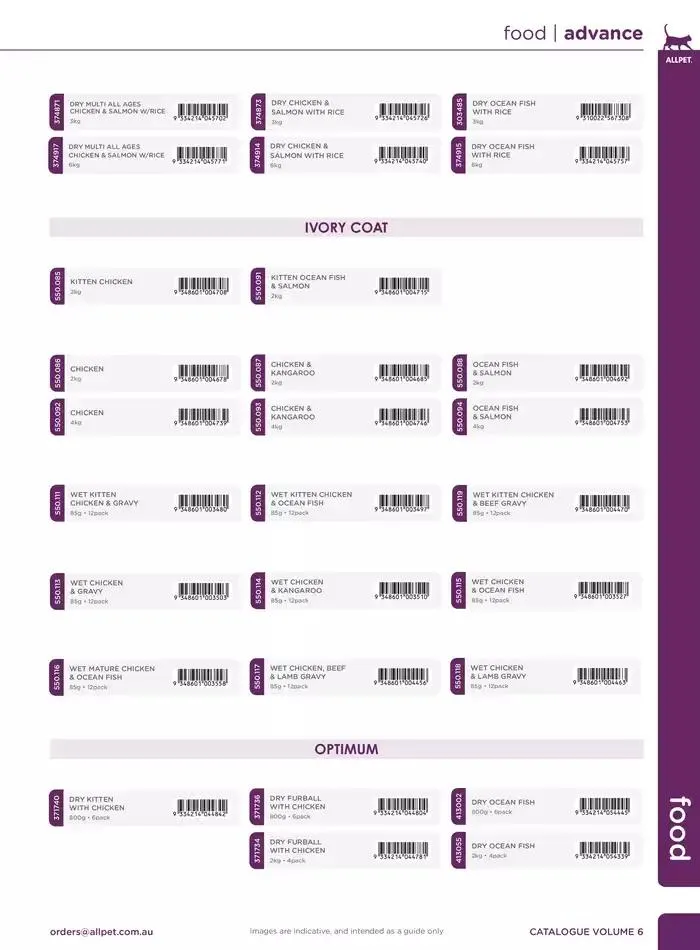 Cat Catalogue 2025 - Catalogue valid from 3 March to 31 December 2025 - page 67