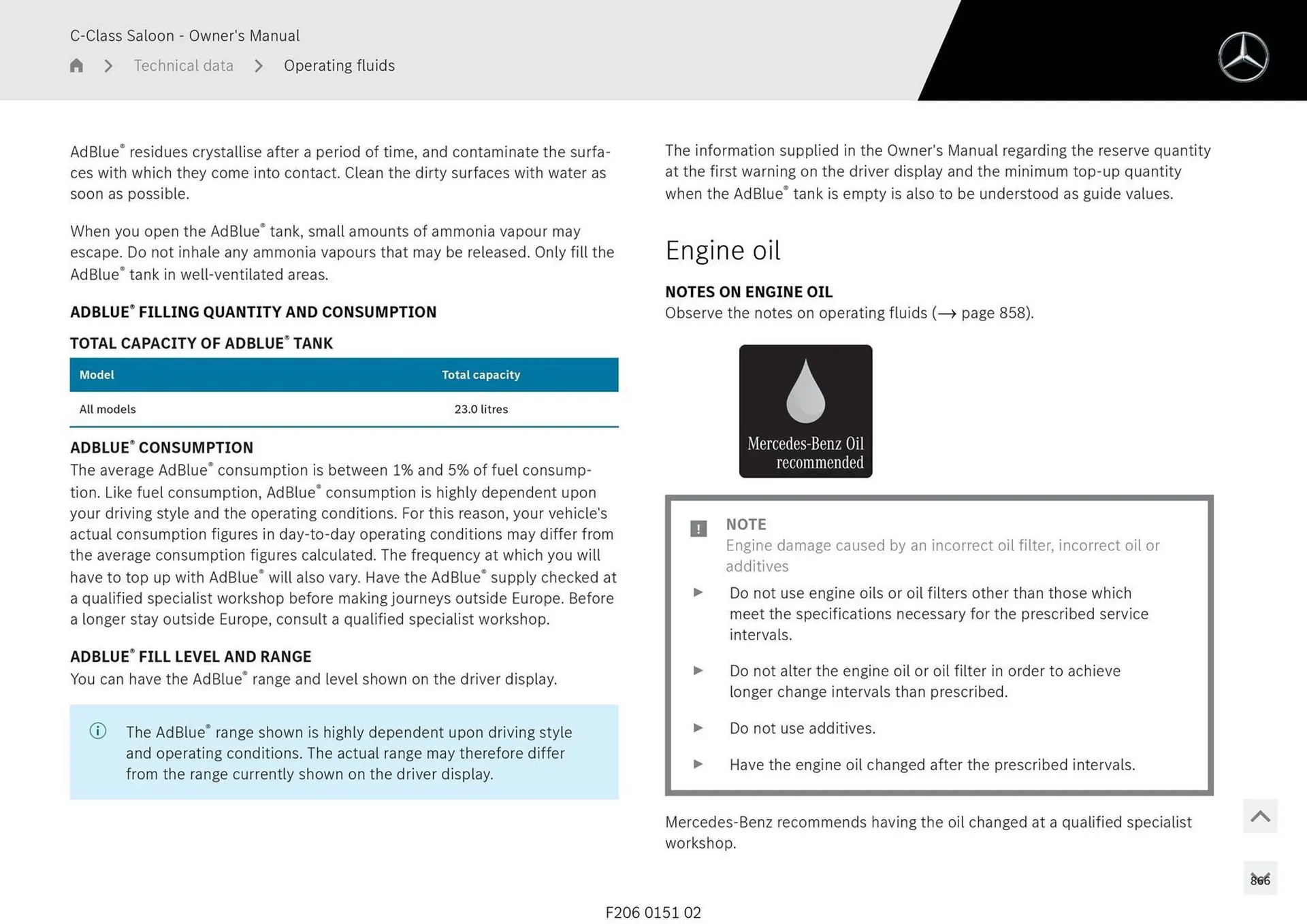 Mercedes-Benz catalogue - Catalogue valid from 28 April to 28 May 2025 - page 866