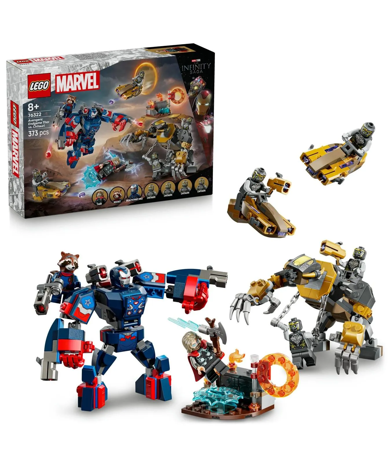 LEGO® Super Heroes Marvel Avengers: Endgame Thor vs. Chitauri 76322