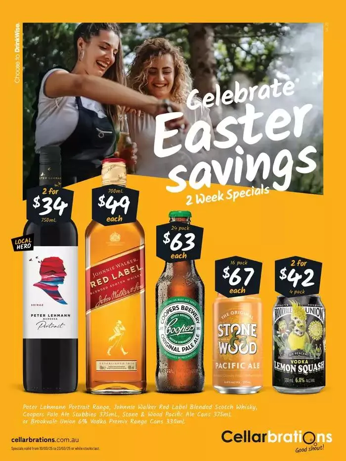 Celebrate Easter Savings - SA Z2 - Catalogue valid from 11 March to 23 March 2025 - page 1