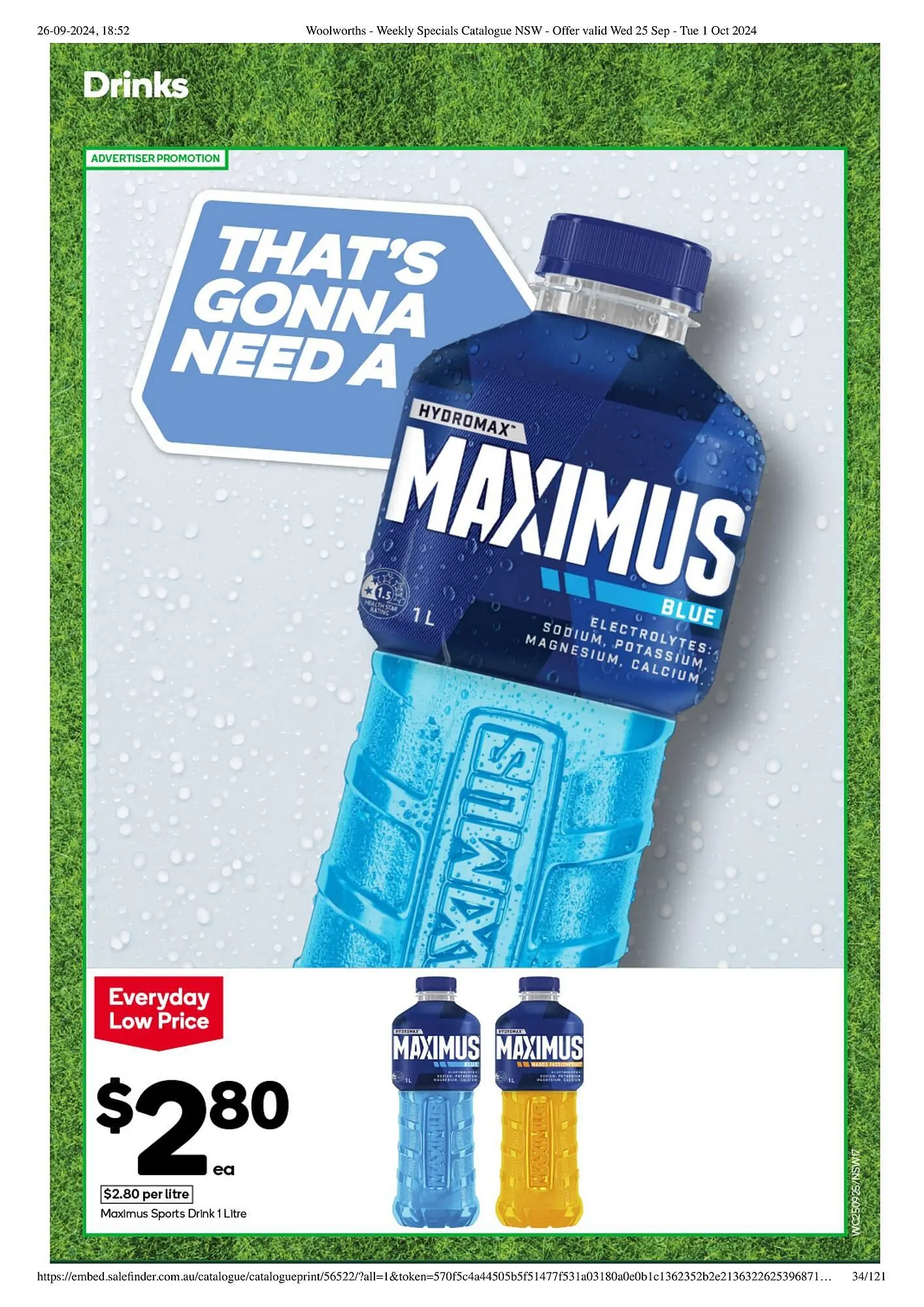 BIG W catalogue - Catalogue valid from 25 September to 1 October 2024 - page 34