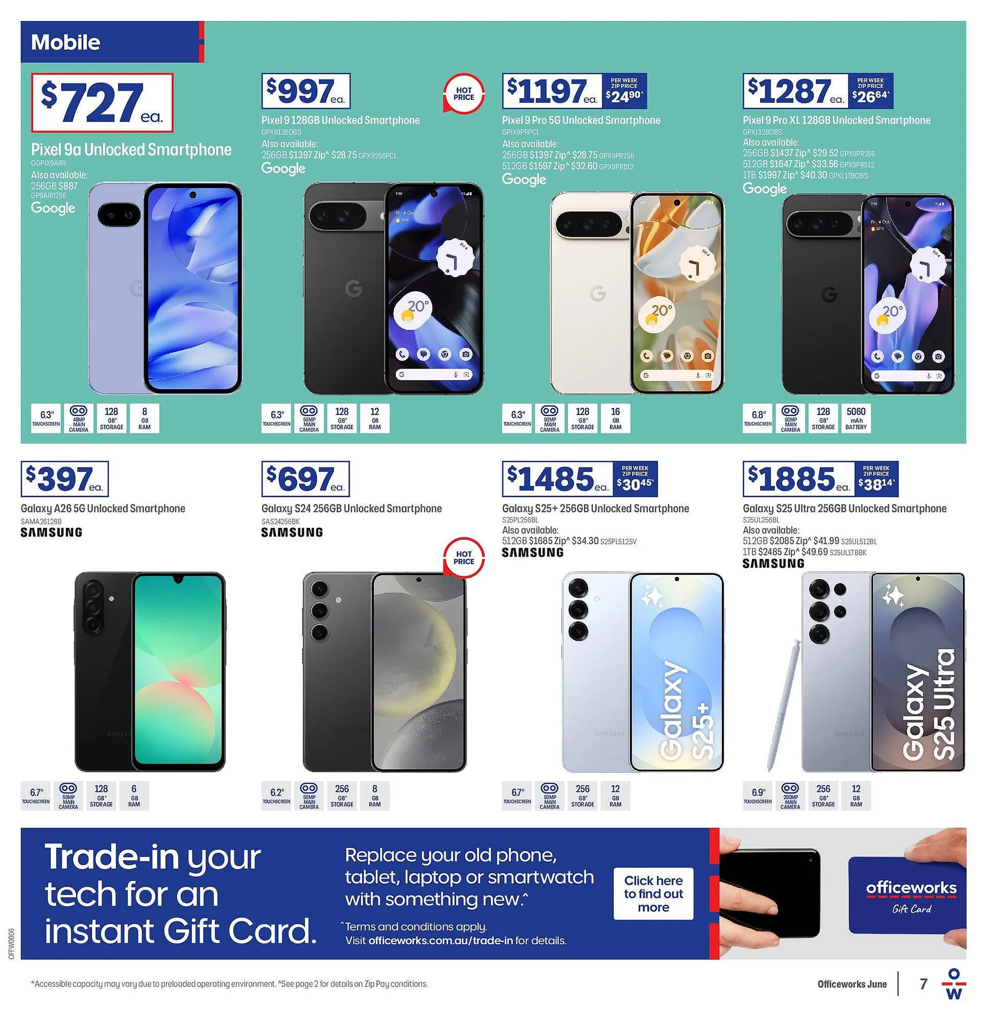 Officeworks catalogue - Catalogue valid from 11 June to 30 June 2025 - page 7