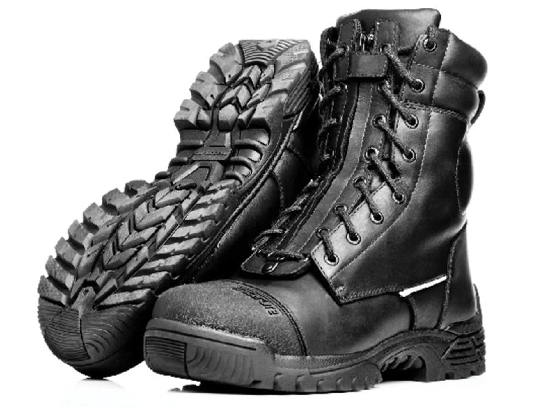 Tracerlite Mens 8 Inch Leather Fire Boot
