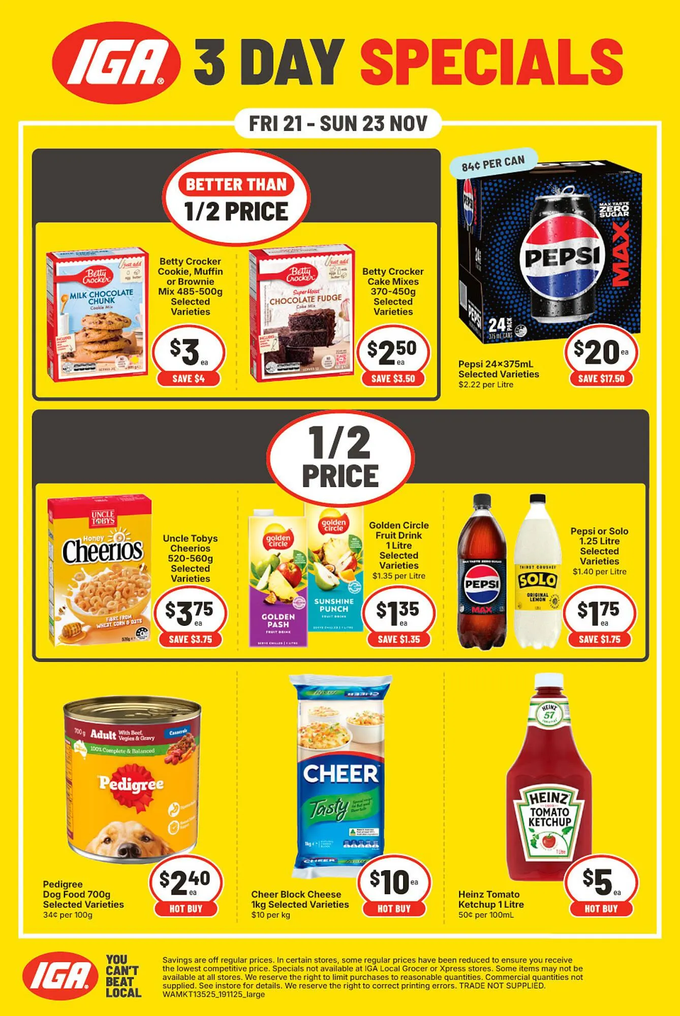 IGA catalogue - Catalogue valid from 21 November to 23 November 2025 - page 1