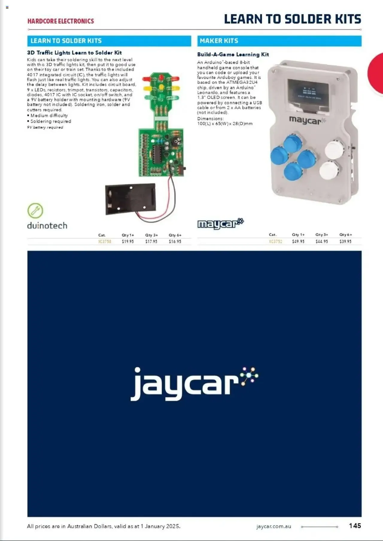 Jaycar Celebrating 40 Years in Electronics - Catalogue valid from 1 January to 29 August 2025 - page 122