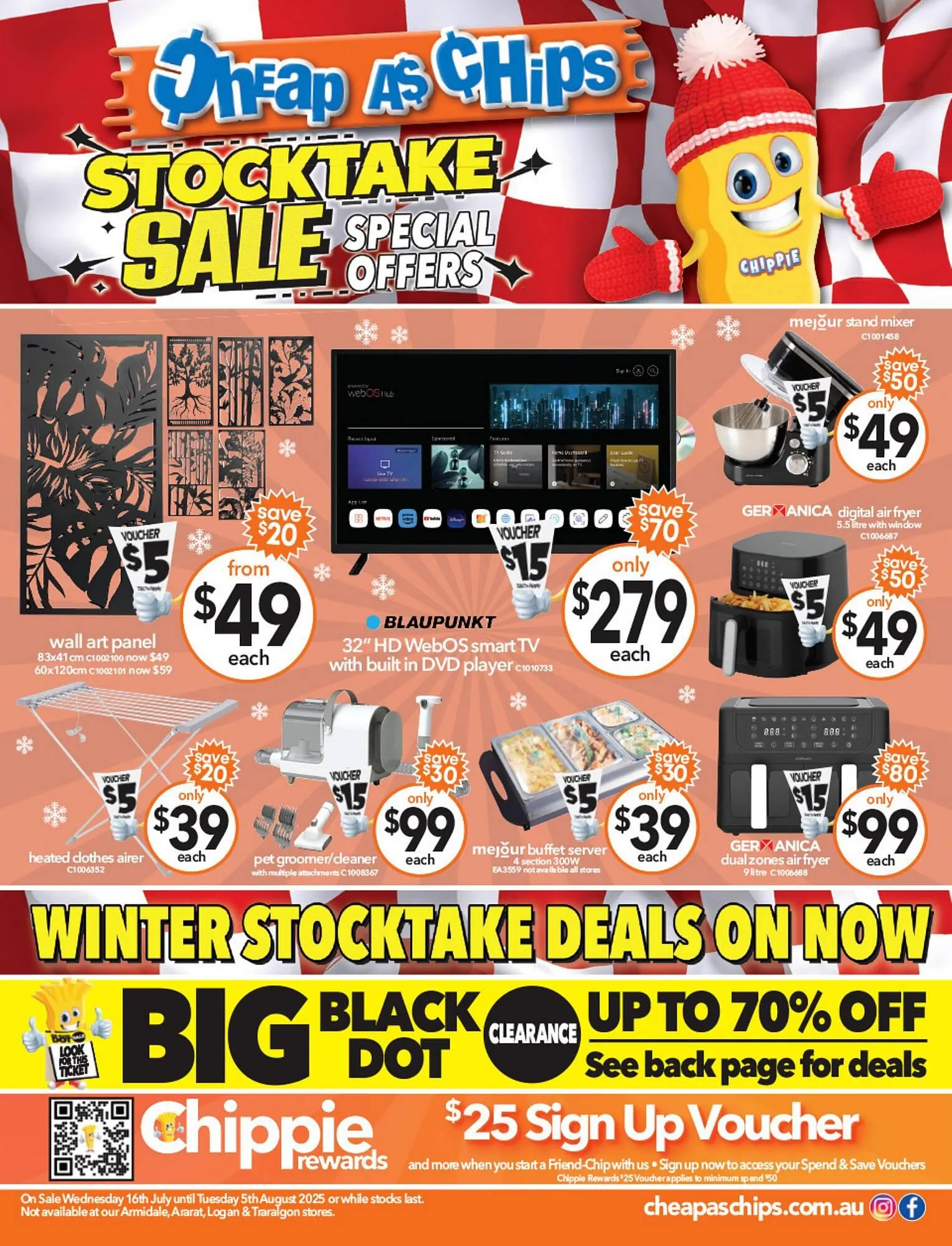 Cheap as Chips catalogue - Catalogue valid from 16 July to 5 August 2025 - page 1