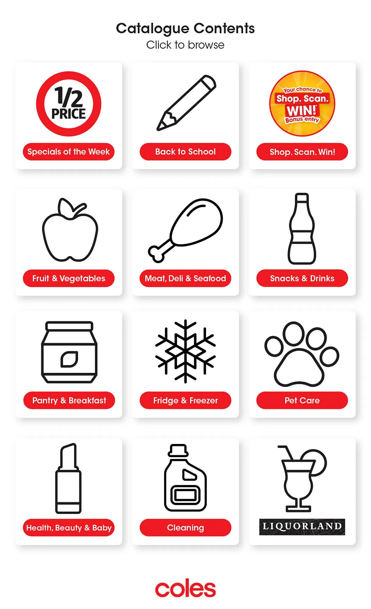 Coles catalogue - 1