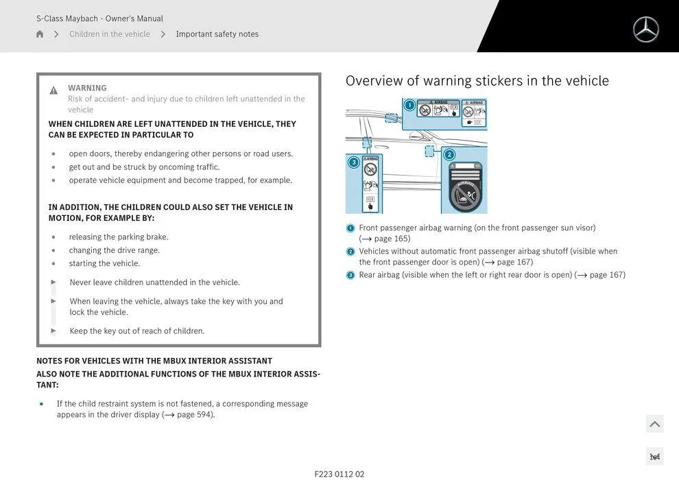 S - Class Maybach - Catalogue valid from 11 September to 11 September 2025 - page 164