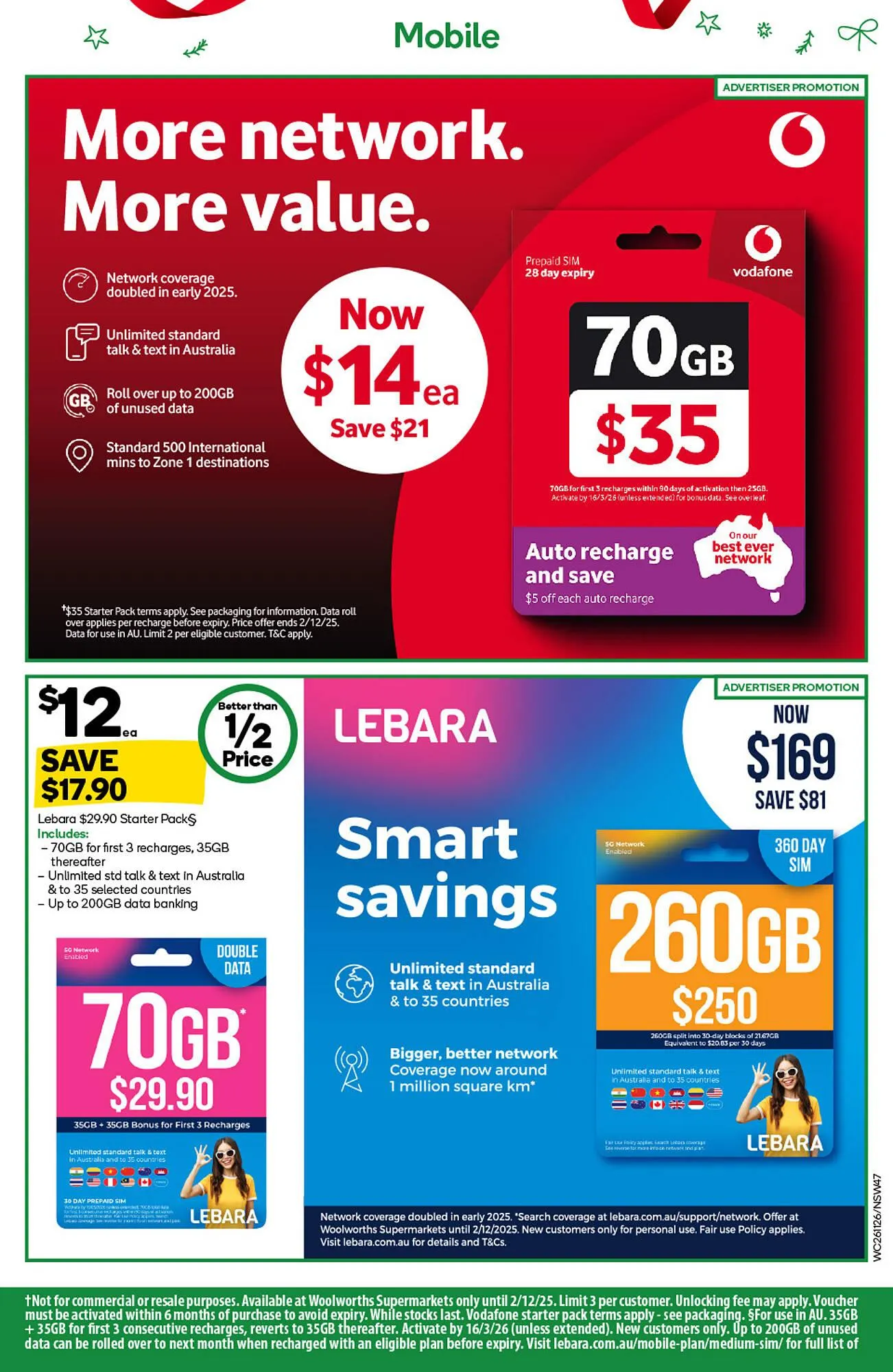 Woolworths catalogue - Catalogue valid from 26 November to 2 December 2025 - page 47