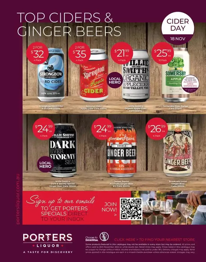 Seasonal Sips, Festive Favourites - Catalogue valid from 30 October to 26 November 2024 - page 12