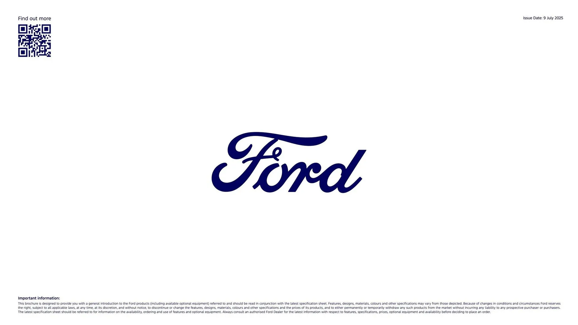 Ford catalogue - Catalogue valid from 7 August to 7 August 2026 - page 4