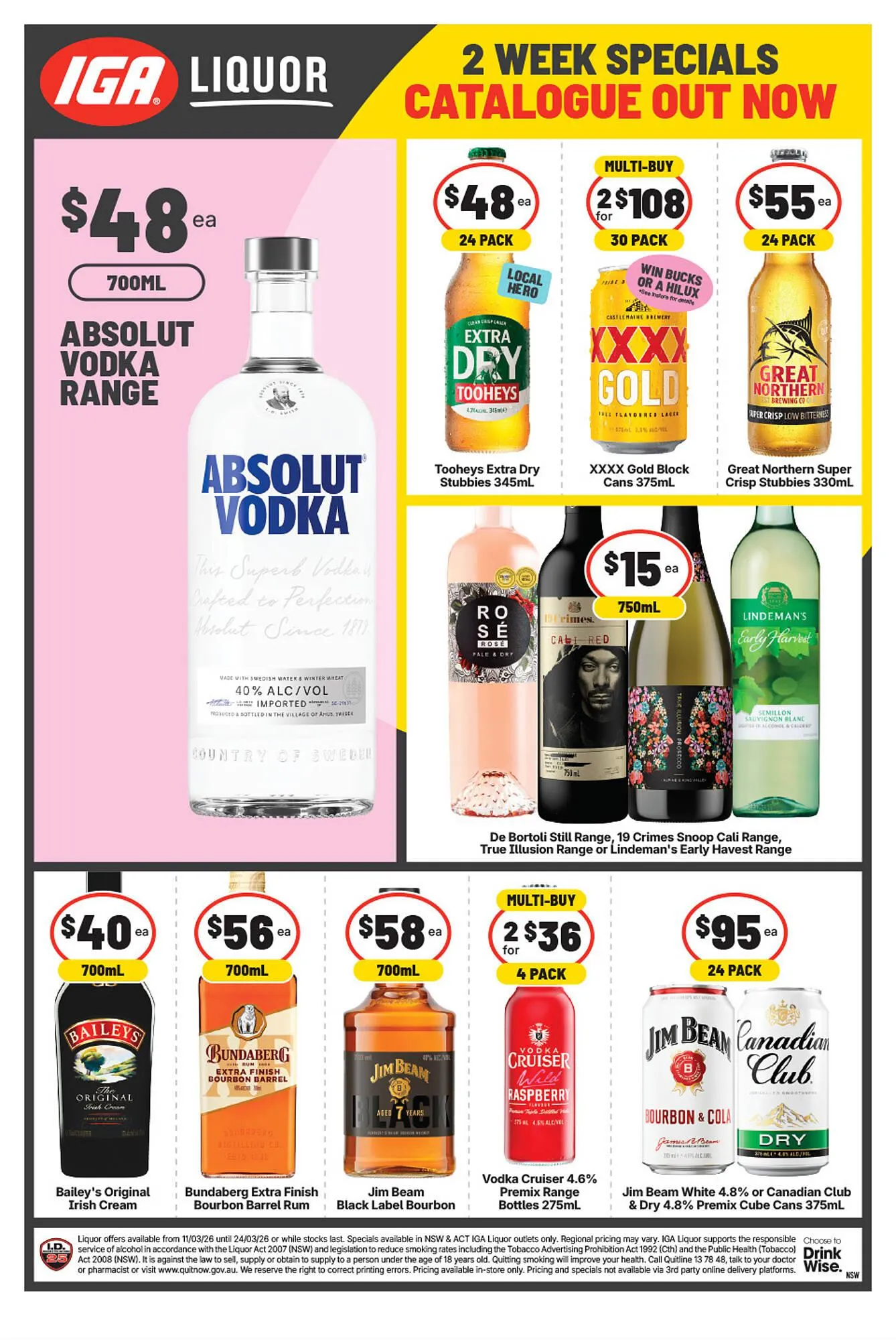 IGA Liquor catalogue - 1