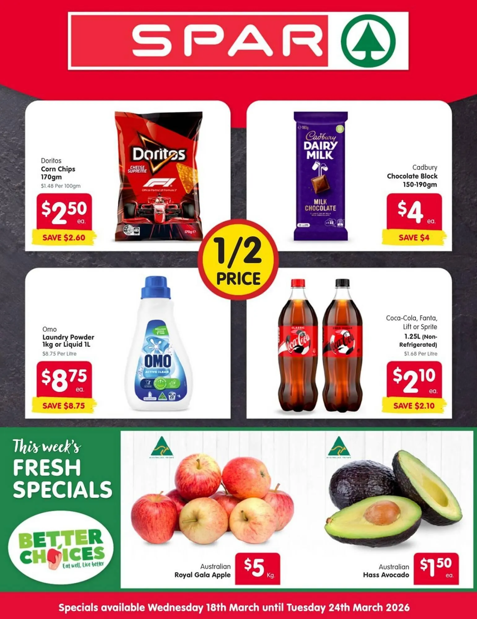 Spar catalogue - Catalogue valid from 18 March to 24 March 2026 - page 1