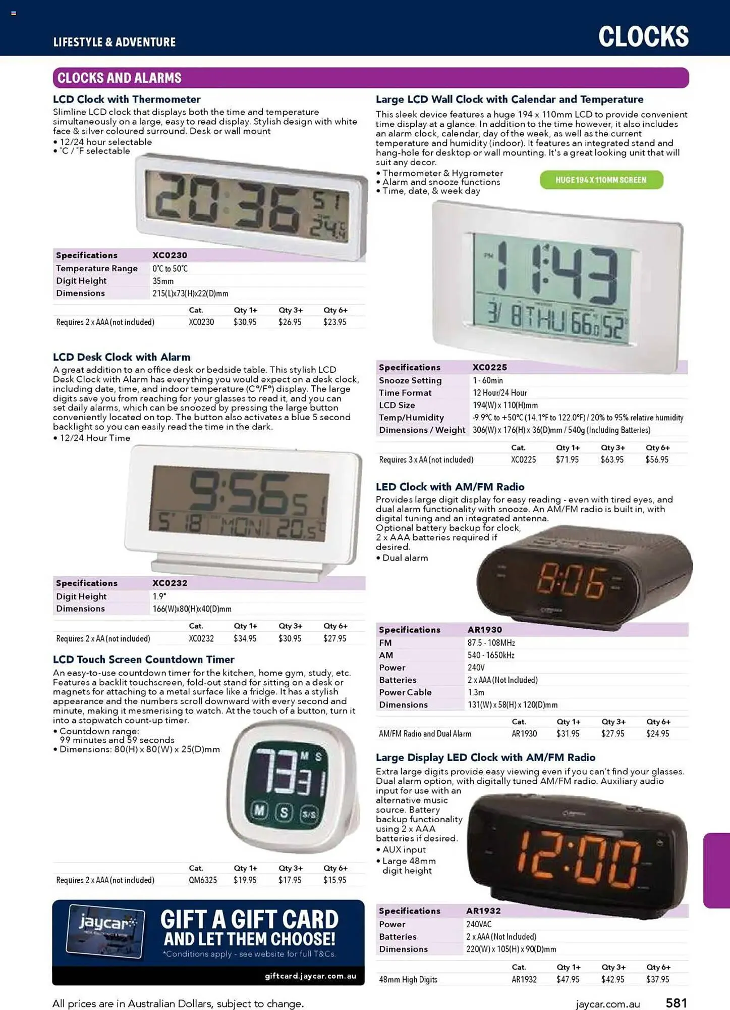 Jaycar Electronics catalogue - Catalogue valid from 8 July to 9 July 2026 - page 581