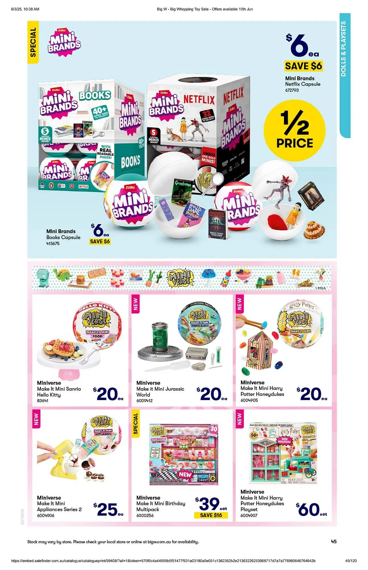 BIG W catalogue - Catalogue valid from 10 June to 9 July 2025 - page 45