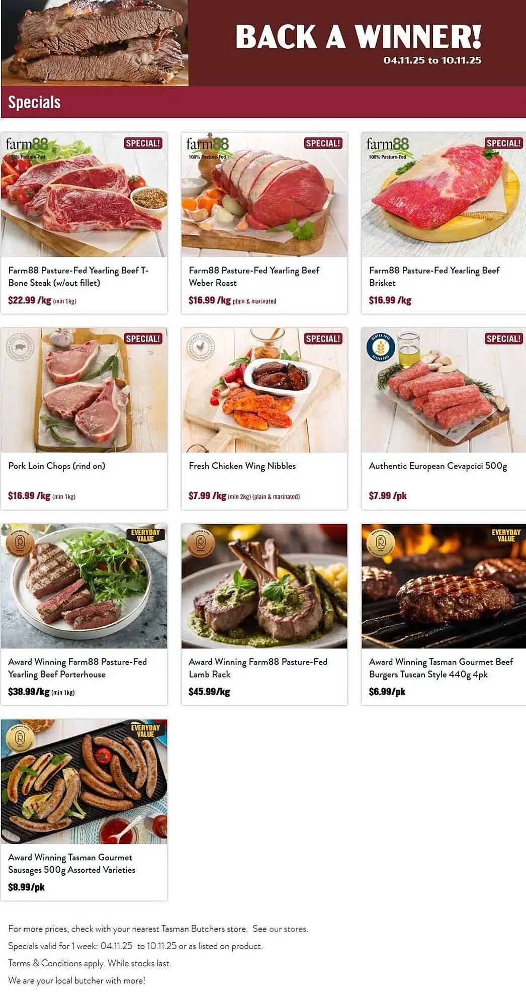 Tasman Butchers catalogue - 1