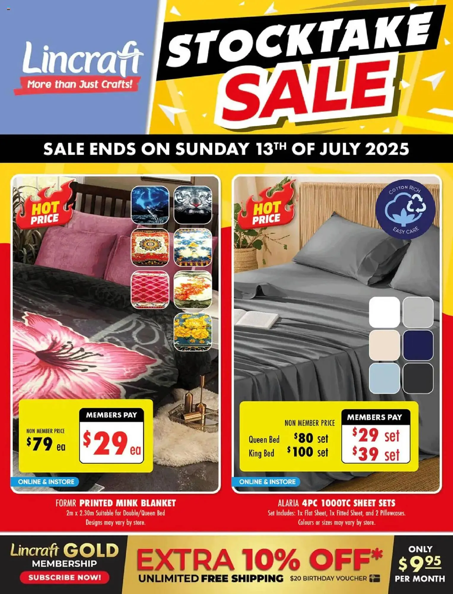 Lincraft catalogue - Catalogue valid from 30 June to 13 July 2025 - page 1