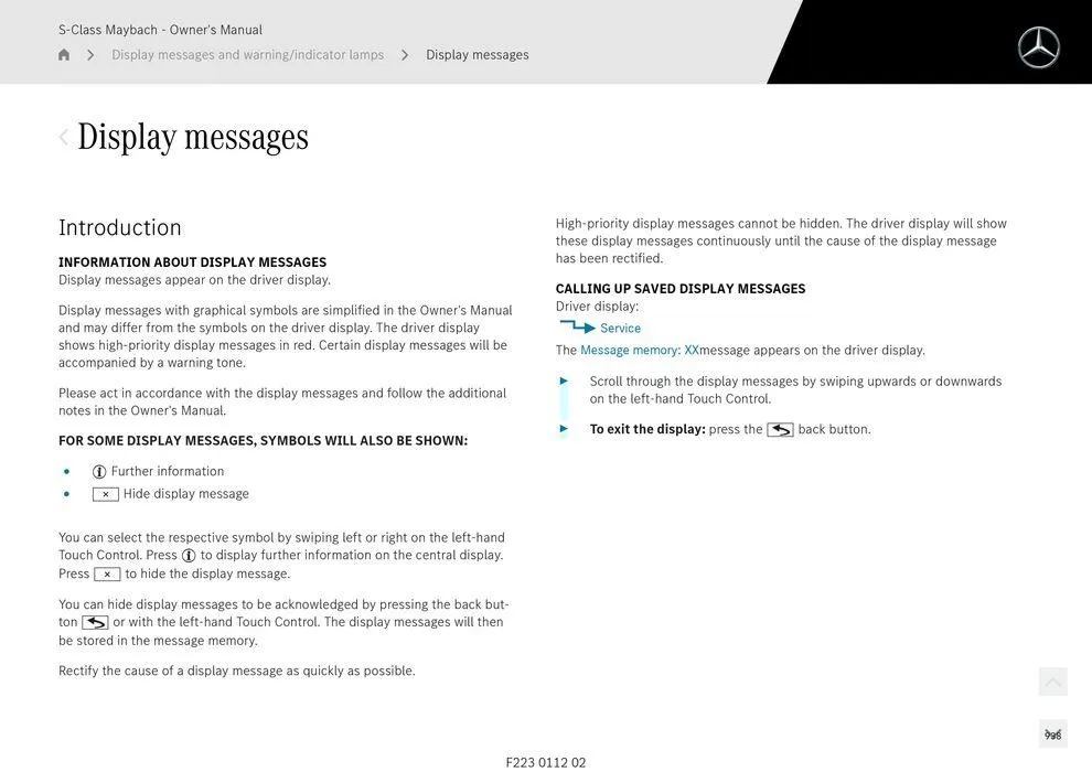 S - Class Maybach - Catalogue valid from 11 September to 11 September 2025 - page 938