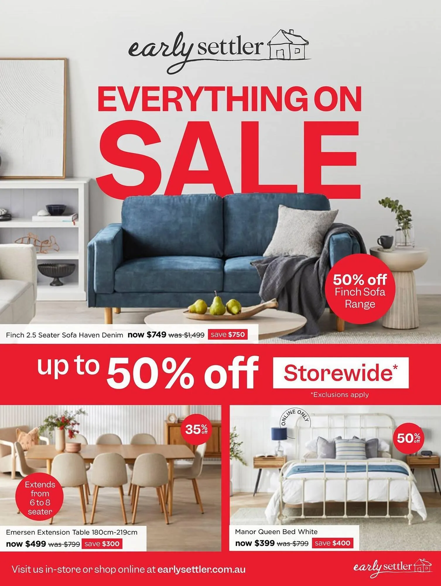 Early Settler catalogue - 1