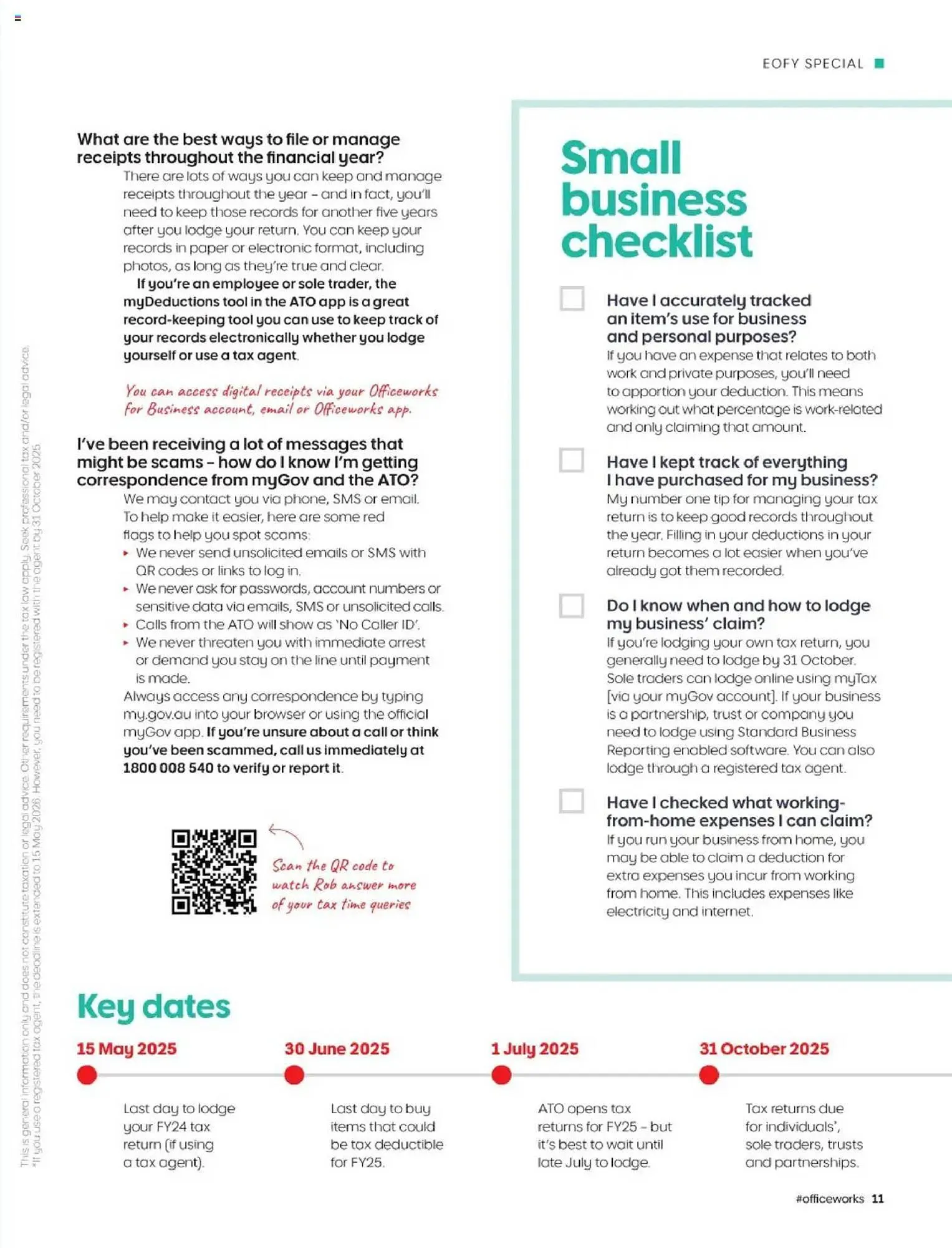 Officeworks catalogue - Catalogue valid from 1 May to 14 November 2025 - page 11