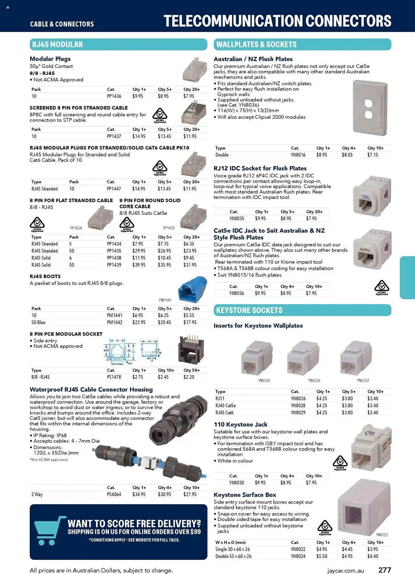 Jaycar Electronics catalogue - Catalogue valid from 8 July to 9 July 2026 - page 277