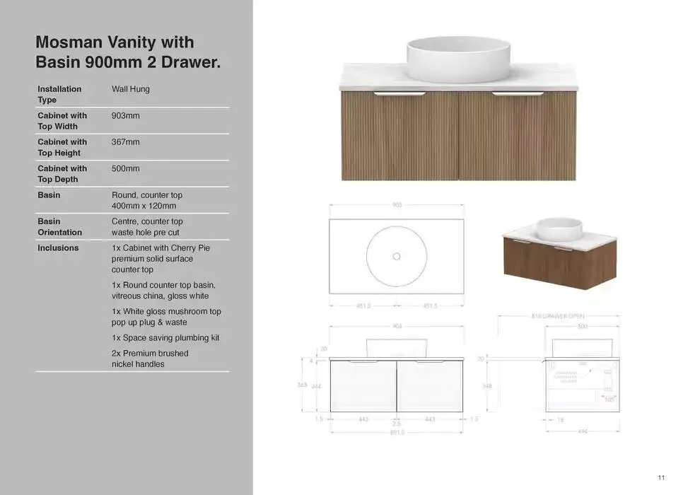 Raymor Vanities Brochure - Catalogue valid from 18 April to 30 April 2025 - page 11