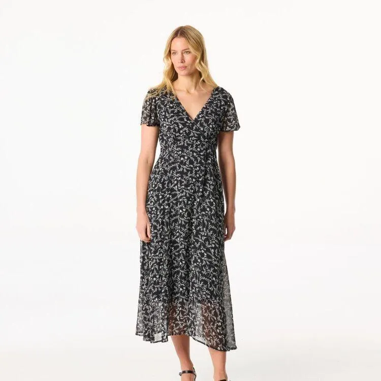 Khoko Smart Women's Empire Meadow Dress Black