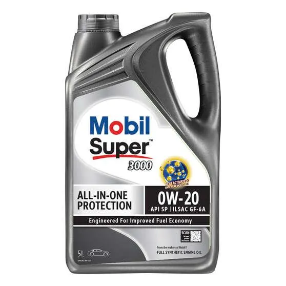 Mobil Super 3000 Engine Oil 0W-20 5 Litre