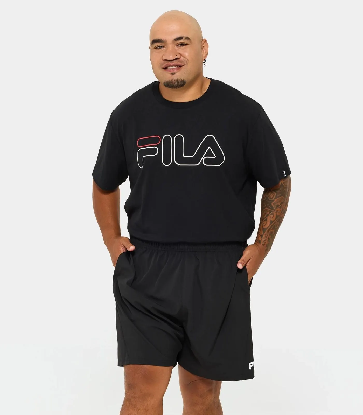 Fila Plus Judd Shorts - Black