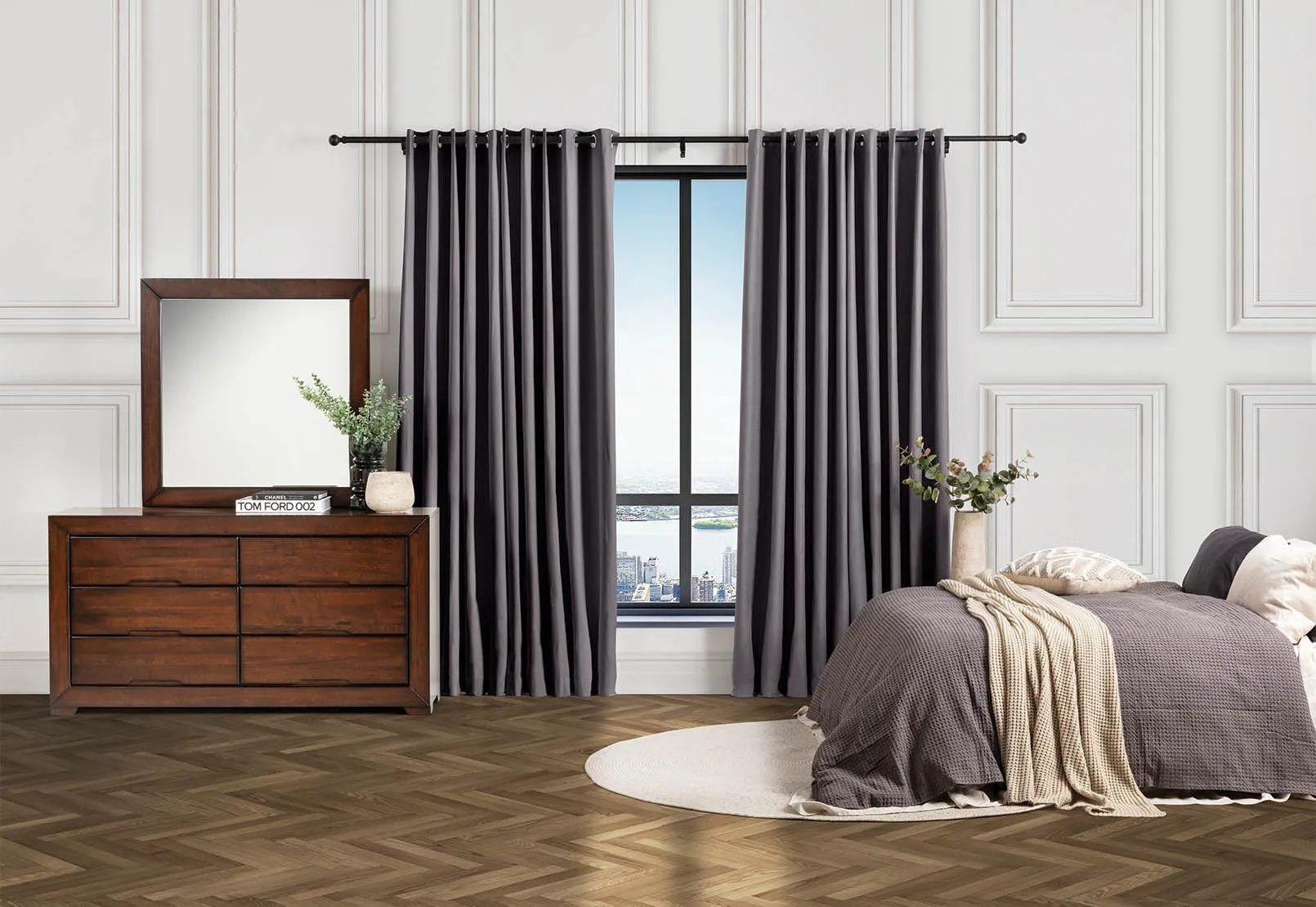 Blockout Eyelet Curtains 180x250cm